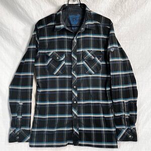 Kuhl Eluxor Mens S Mountain Grown Pearl Snap Western Plaid Performance Shirt